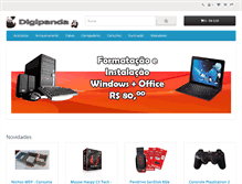 Tablet Screenshot of digipanda.com.br